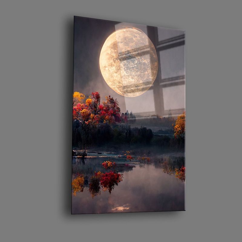 Casa si Gradina - Decoratiuni - Tablouri - Tablou sticlă securizată Wallxpert, sticlă, 35 x 50 cm, multicolor, 544CLR1318 - Infinity.ro