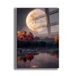 Casa si Gradina - Decoratiuni - Tablouri - Tablou sticlă securizată Wallxpert, sticlă, 35 x 50 cm, multicolor, 544CLR1318 - Infinity.ro