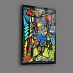 Casa si Gradina - Decoratiuni - Tablouri - Tablou sticlă securizată Wallxpert, sticlă, 35 x 50 cm, multicolor, 544CLR1246 - Infinity.ro