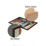 Casa si Gradina - Decoratiuni - Tablouri - Tablou Wallxpert, MDF, 20 x 30 cm, multicolor, 883TLD1543 - Infinity.ro