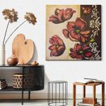 Casa si Gradina - Decoratiuni - Tablouri - Tablou ulei Wallxpert, lemn, 70 x 70 cm, multicolor, 405HND1439 - Infinity.ro