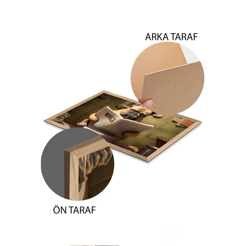 Casa si Gradina - Decoratiuni - Tablouri - Tablou Wallxpert, MDF, 33 x 48 cm, multicolor, 883TLD1694 - Infinity.ro