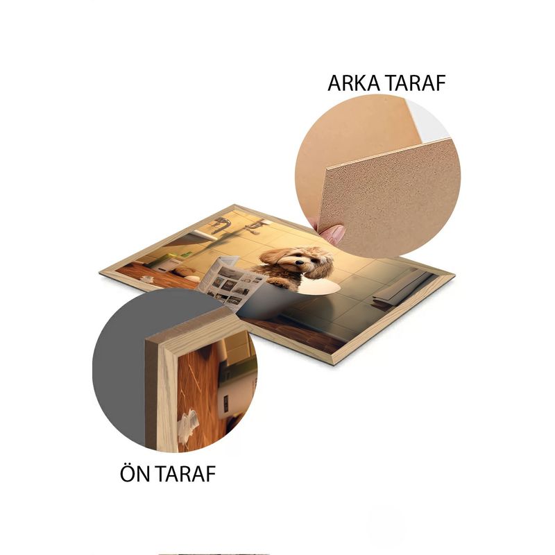 Casa si Gradina - Decoratiuni - Tablouri - Tablou Wallxpert, MDF, 33 x 48 cm, multicolor, 883TLD1686 - Infinity.ro