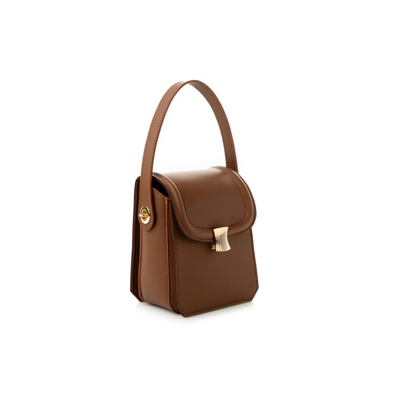 Fashion, accesorii si bijuterii - Femei - Accesorii femei - Genti si rucsacuri femei - Geantă crossbody Lucky Bees, piele, 7 x 13.5 x 17 cm, tan, 946VNC1161 - Infinity.ro
