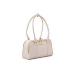 Fashion, accesorii si bijuterii - Femei - Accesorii femei - Genti si rucsacuri femei - Geantă de umăr Lucky Bees, piele, 6 x 32 x 11 cm, alb, 946VNC1330 - Infinity.ro