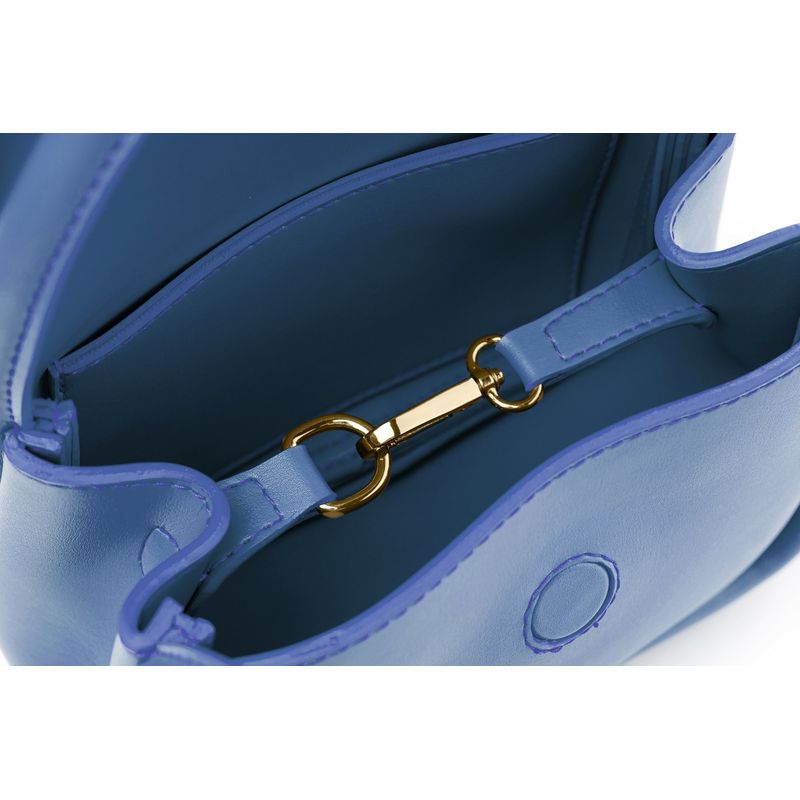 Fashion, accesorii si bijuterii - Femei - Accesorii femei - Genti si rucsacuri femei - Geantă Lucky Bees, piele, 9 x 19 x 15 cm, indigo albastru, 946VNC1134 - Infinity.ro