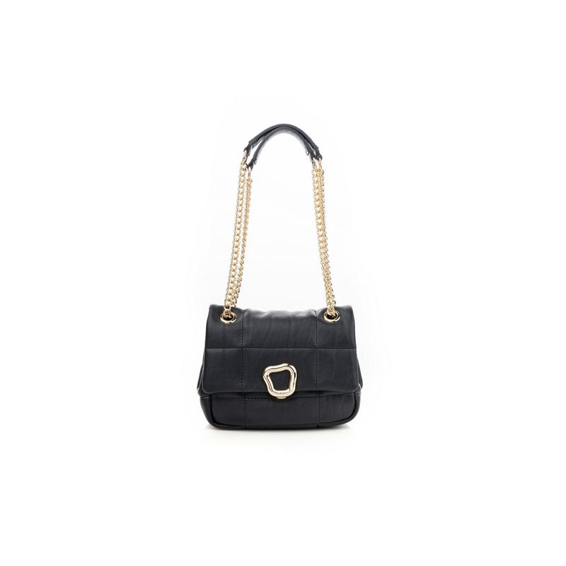 Fashion, accesorii si bijuterii - Femei - Accesorii femei - Genti si rucsacuri femei - Geantă de umăr Lucky Bees, piele, 8 x 20 x 17 cm, negru, 946VNC1124 - Infinity.ro
