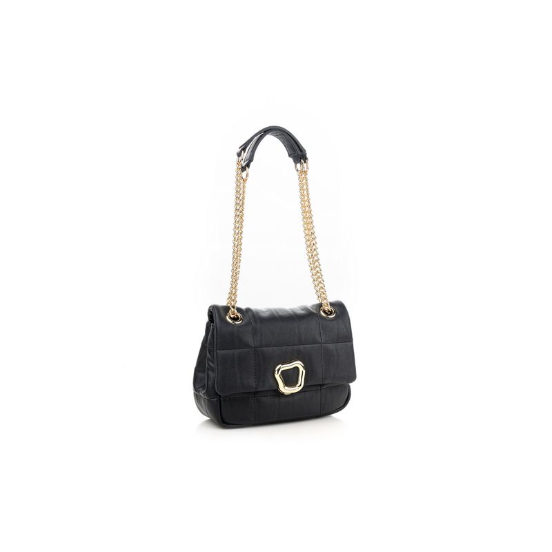 Fashion, accesorii si bijuterii - Femei - Accesorii femei - Genti si rucsacuri femei - Geantă de umăr Lucky Bees, piele, 8 x 20 x 17 cm, negru, 946VNC1124 - Infinity.ro