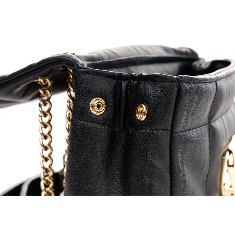 Fashion, accesorii si bijuterii - Femei - Accesorii femei - Genti si rucsacuri femei - Geantă de umăr Lucky Bees, piele, 8 x 20 x 17 cm, negru, 946VNC1124 - Infinity.ro