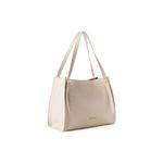 Fashion, accesorii si bijuterii - Femei - Accesorii femei - Genti si rucsacuri femei - Tote bag Lucky Bees, piele, 15 x 35 x 27 cm, crem, 946VNC1302 - Infinity.ro
