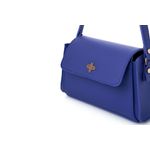 Fashion, accesorii si bijuterii - Femei - Accesorii femei - Genti si rucsacuri femei - Geantă de umăr Lucky Bees, piele, 10 x 23 x 15 cm, sax albastru, 671LKB2140 - Infinity.ro
