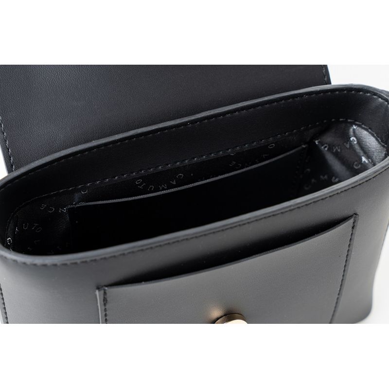 Fashion, accesorii si bijuterii - Femei - Accesorii femei - Genti si rucsacuri femei - Geantă crossbody Lucky Bees, piele, 5 x 20 x 15 cm, negru, 946VNC1163 - Infinity.ro