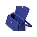 Fashion, accesorii si bijuterii - Femei - Accesorii femei - Genti si rucsacuri femei - Geantă de umăr Lucky Bees, piele, 10 x 23 x 15 cm, sax albastru, 671LKB2140 - Infinity.ro