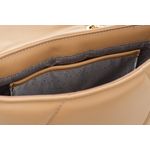 Fashion, accesorii si bijuterii - Femei - Accesorii femei - Genti si rucsacuri femei - Geantă de umăr Lucky Bees, piele, 7 x 26 x 19 cm, camel, 946VNC1125 - Infinity.ro