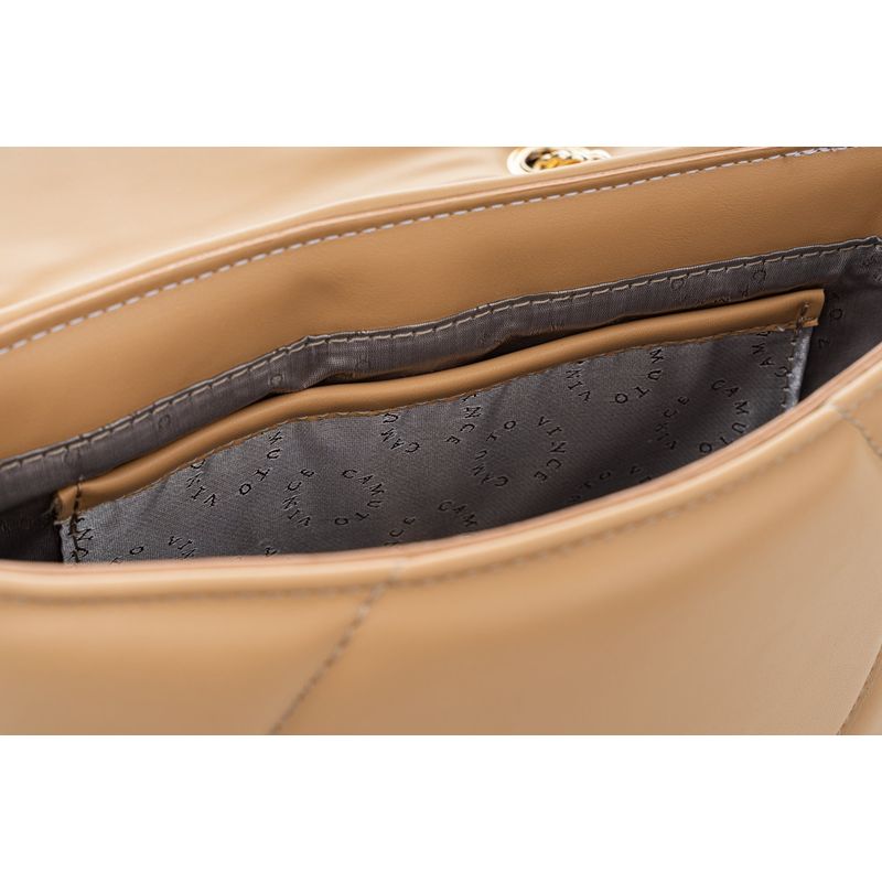 Fashion, accesorii si bijuterii - Femei - Accesorii femei - Genti si rucsacuri femei - Geantă de umăr Lucky Bees, piele, 7 x 26 x 19 cm, camel, 946VNC1125 - Infinity.ro