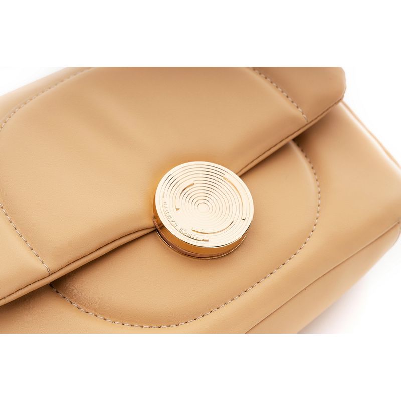 Fashion, accesorii si bijuterii - Femei - Accesorii femei - Genti si rucsacuri femei - Geantă de umăr Lucky Bees, piele, 7 x 26 x 19 cm, camel, 946VNC1125 - Infinity.ro