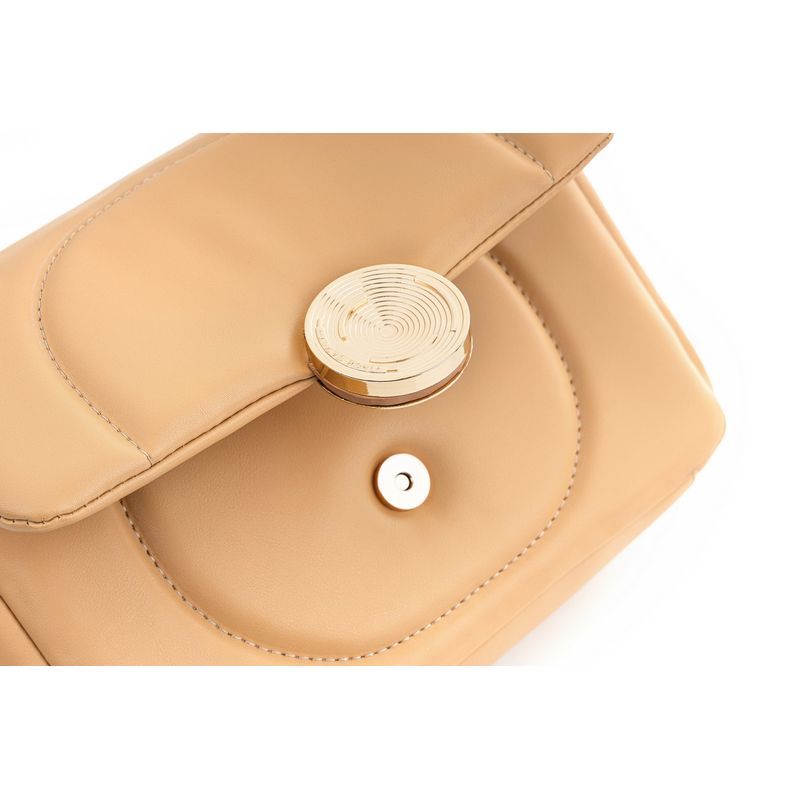 Fashion, accesorii si bijuterii - Femei - Accesorii femei - Genti si rucsacuri femei - Geantă de umăr Lucky Bees, piele, 7 x 26 x 19 cm, camel, 946VNC1125 - Infinity.ro