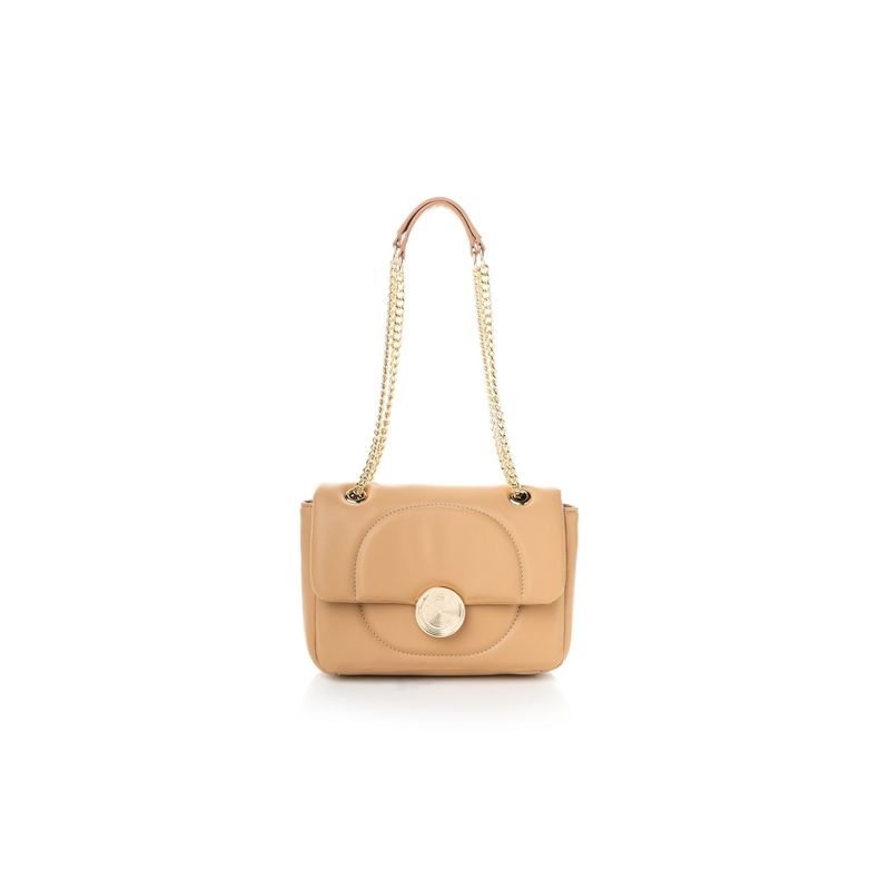 Fashion, accesorii si bijuterii - Femei - Accesorii femei - Genti si rucsacuri femei - Geantă de umăr Lucky Bees, piele, 7 x 26 x 19 cm, camel, 946VNC1125 - Infinity.ro