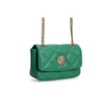 Fashion, accesorii si bijuterii - Femei - Accesorii femei - Genti si rucsacuri femei - Geantă de umăr Lucky Bees, piele, 7 x 24 x 17 cm, verde, 671LKB1663 - Infinity.ro