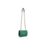 Fashion, accesorii si bijuterii - Femei - Accesorii femei - Genti si rucsacuri femei - Geantă de umăr Lucky Bees, piele, 7 x 24 x 17 cm, verde, 671LKB1663 - Infinity.ro
