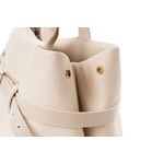 Fashion, accesorii si bijuterii - Femei - Accesorii femei - Genti si rucsacuri femei - Geantă de umăr Lucky Bees, piele, 16 x 40 x 27 cm, crem, 671LKB2121 - Infinity.ro