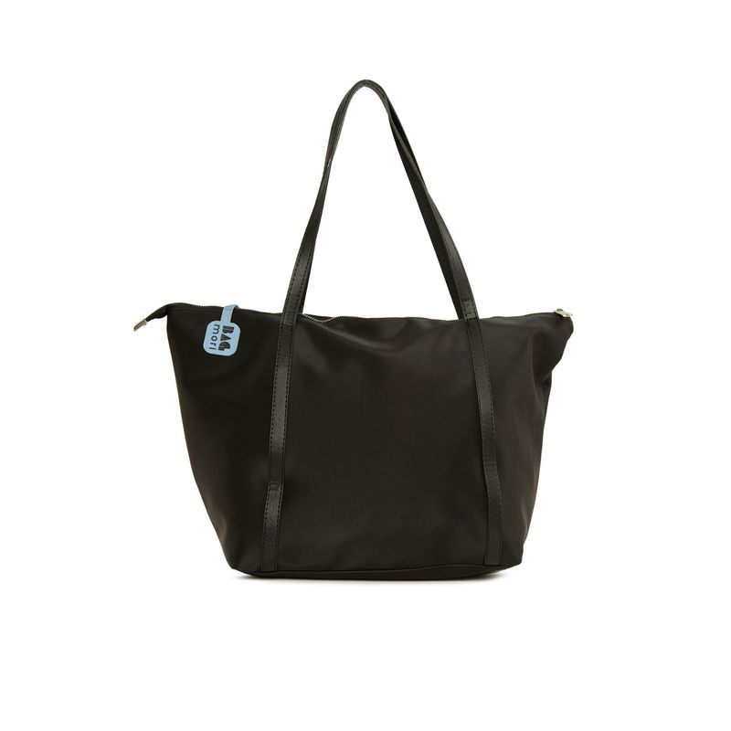 Fashion, accesorii si bijuterii - Femei - Accesorii femei - Genti si rucsacuri femei - Tote bag Lucky Bees, 46 x 17 x 30 cm, negru, 307BGM3177 - Infinity.ro