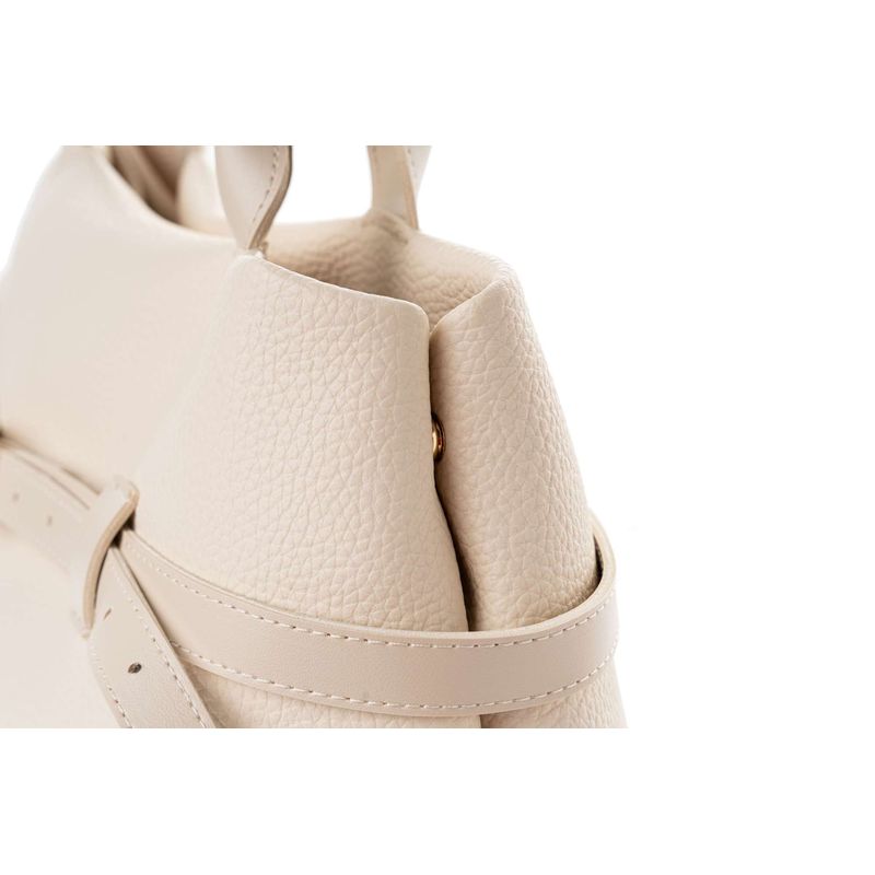 Fashion, accesorii si bijuterii - Femei - Accesorii femei - Genti si rucsacuri femei - Geantă de umăr Lucky Bees, piele, 16 x 40 x 27 cm, crem, 671LKB2121 - Infinity.ro