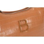 Fashion, accesorii si bijuterii - Femei - Accesorii femei - Genti si rucsacuri femei - Geantă de umăr Lucky Bees, piele, 10 x 27 x 20 cm, tan, 671LKB1345 - Infinity.ro