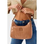 Fashion, accesorii si bijuterii - Femei - Accesorii femei - Genti si rucsacuri femei - Geantă de umăr Lucky Bees, piele, 10 x 27 x 20 cm, tan, 671LKB1345 - Infinity.ro