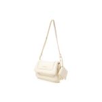 Fashion, accesorii si bijuterii - Femei - Accesorii femei - Genti si rucsacuri femei - Geantă de umăr Lucky Bees, piele, 7 x 28 x 18 cm, crem, 946VNC1166 - Infinity.ro