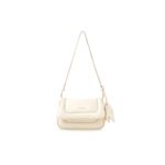 Fashion, accesorii si bijuterii - Femei - Accesorii femei - Genti si rucsacuri femei - Geantă de umăr Lucky Bees, piele, 7 x 28 x 18 cm, crem, 946VNC1166 - Infinity.ro