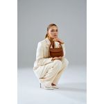 Fashion, accesorii si bijuterii - Femei - Accesorii femei - Genti si rucsacuri femei - Geantă Lucky Bees, piele, 9 x 19 x 15 cm, tan, 946VNC1118 - Infinity.ro