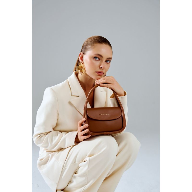 Fashion, accesorii si bijuterii - Femei - Accesorii femei - Genti si rucsacuri femei - Geantă Lucky Bees, piele, 9 x 19 x 15 cm, tan, 946VNC1118 - Infinity.ro