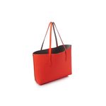 Fashion, accesorii si bijuterii - Femei - Accesorii femei - Genti si rucsacuri femei - Tote bag Lucky Bees, piele, 11 x 42 x 28 cm, portocaliu, 671LKB2116 - Infinity.ro