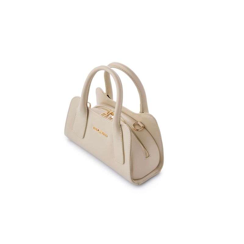 Fashion, accesorii si bijuterii - Femei - Accesorii femei - Genti si rucsacuri femei - Geantă Lucky Bees, piele, 11 x 25 x 13 cm, crem, 671LKB2213 - Infinity.ro