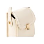 Fashion, accesorii si bijuterii - Femei - Accesorii femei - Genti si rucsacuri femei - Geantă crossbody Lucky Bees, piele, 7 x 13.5 x 17 cm, crem, 946VNC1158 - Infinity.ro