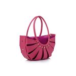 Fashion, accesorii si bijuterii - Femei - Accesorii femei - Genti si rucsacuri femei - Geantă de umăr Lucky Bees, piele, 15 x 35 x 18 cm, roz, 671LKB2133 - Infinity.ro