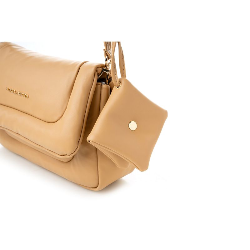 Fashion, accesorii si bijuterii - Femei - Accesorii femei - Genti si rucsacuri femei - Geantă de umăr Lucky Bees, piele, 7 x 28 x 18 cm, camel, 946VNC1165 - Infinity.ro