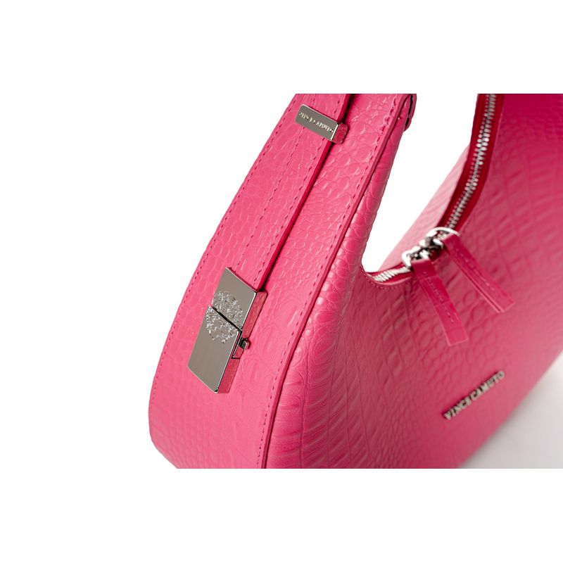 Fashion, accesorii si bijuterii - Femei - Accesorii femei - Genti si rucsacuri femei - Geantă de umăr Lucky Bees, piele, 8 x 32 x 26 cm, fucsia, 946VNC1108 - Infinity.ro