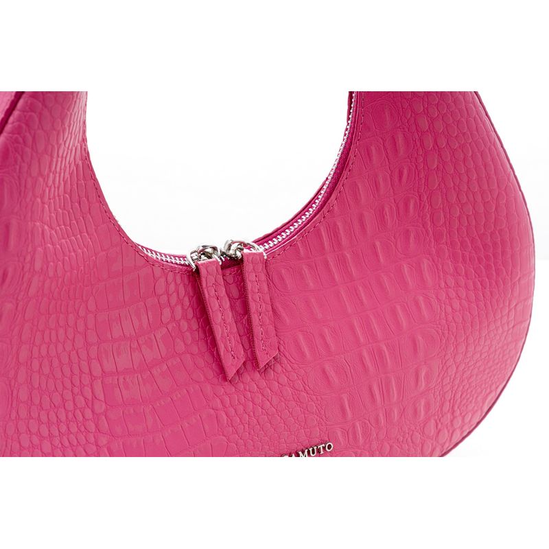 Fashion, accesorii si bijuterii - Femei - Accesorii femei - Genti si rucsacuri femei - Geantă de umăr Lucky Bees, piele, 8 x 32 x 26 cm, fucsia, 946VNC1108 - Infinity.ro