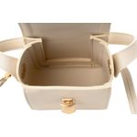 Fashion, accesorii si bijuterii - Femei - Accesorii femei - Genti si rucsacuri femei - Geantă crossbody Lucky Bees, piele, 7 x 13.5 x 17 cm, crem, 946VNC1158 - Infinity.ro