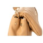 Fashion, accesorii si bijuterii - Femei - Accesorii femei - Genti si rucsacuri femei - Geantă de umăr Lucky Bees, piele, 7 x 28 x 18 cm, camel, 946VNC1165 - Infinity.ro