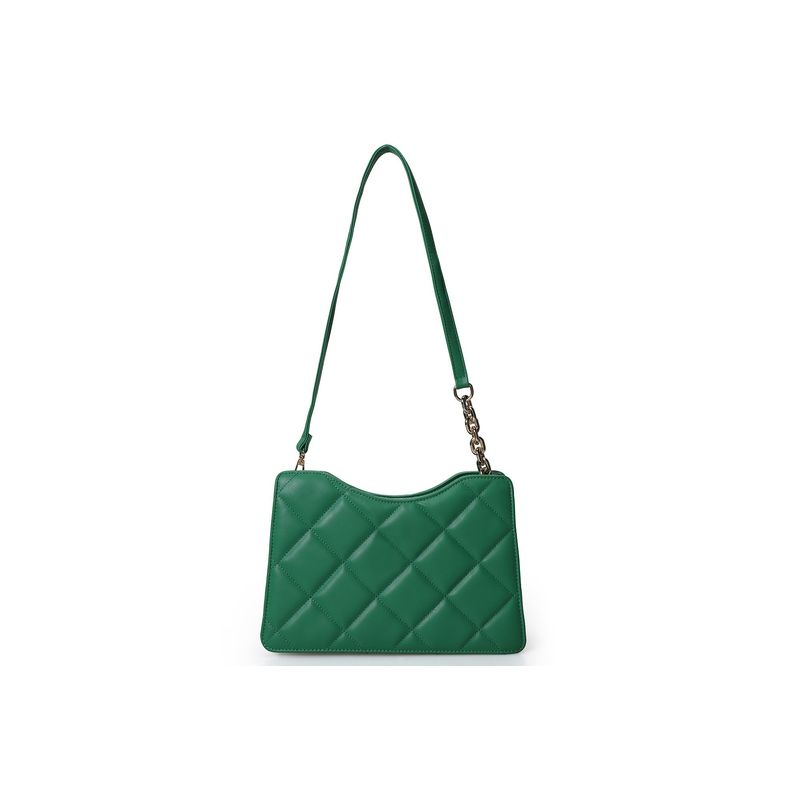 Fashion, accesorii si bijuterii - Femei - Accesorii femei - Genti si rucsacuri femei - Geantă de umăr Lucky Bees, piele, 9 x 30 x 18 cm, verde, 671LKB1612 - Infinity.ro