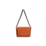 Fashion, accesorii si bijuterii - Femei - Accesorii femei - Genti si rucsacuri femei - Geantă de umăr Lucky Bees, piele, 5 x 21 x 18 cm, portocaliu, 671LKB1360 - Infinity.ro