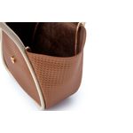 Fashion, accesorii si bijuterii - Femei - Accesorii femei - Genti si rucsacuri femei - Geantă de umăr Lucky Bees, piele, 11 x 35 x 23 cm, cupru și crem, 671LKB2144 - Infinity.ro