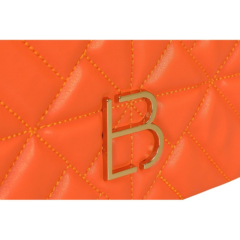 Fashion, accesorii si bijuterii - Femei - Accesorii femei - Genti si rucsacuri femei - Geantă de umăr Lucky Bees, piele, 5 x 21 x 18 cm, portocaliu, 671LKB1360 - Infinity.ro