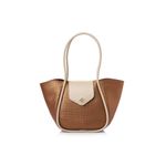 Fashion, accesorii si bijuterii - Femei - Accesorii femei - Genti si rucsacuri femei - Geantă de umăr Lucky Bees, piele, 11 x 35 x 23 cm, cupru și crem, 671LKB2144 - Infinity.ro