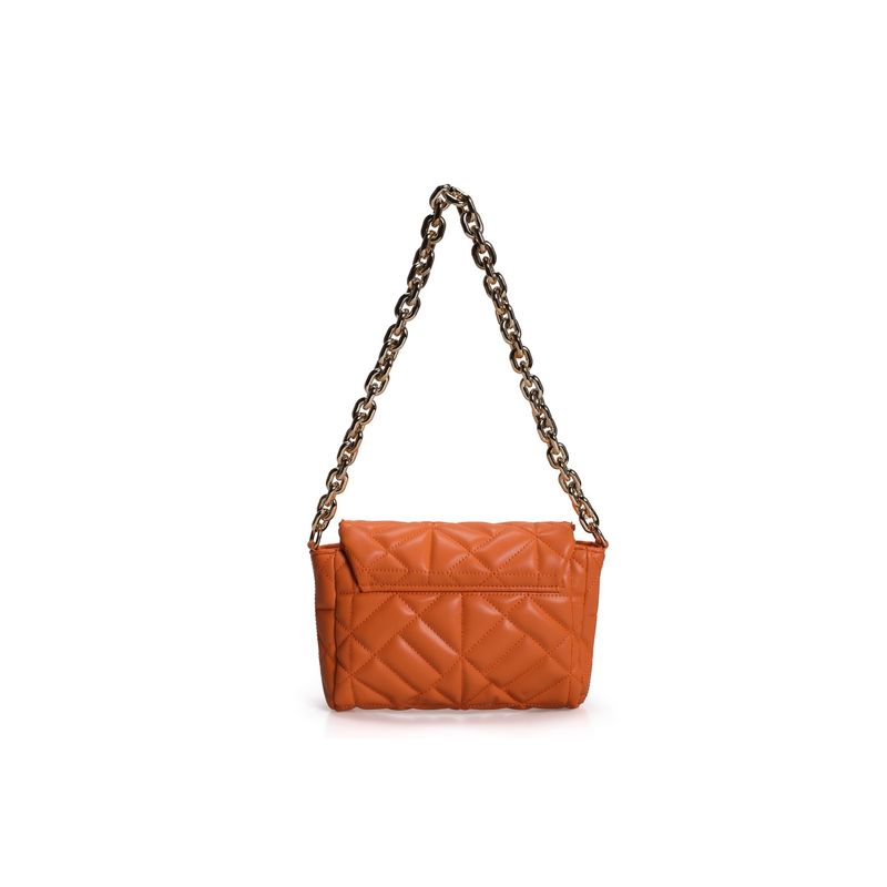 Fashion, accesorii si bijuterii - Femei - Accesorii femei - Genti si rucsacuri femei - Geantă de umăr Lucky Bees, piele, 5 x 21 x 18 cm, portocaliu, 671LKB1360 - Infinity.ro