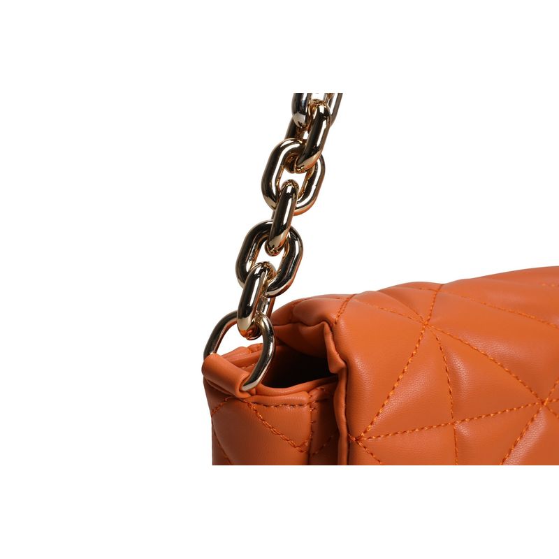 Fashion, accesorii si bijuterii - Femei - Accesorii femei - Genti si rucsacuri femei - Geantă de umăr Lucky Bees, piele, 5 x 21 x 18 cm, portocaliu, 671LKB1360 - Infinity.ro