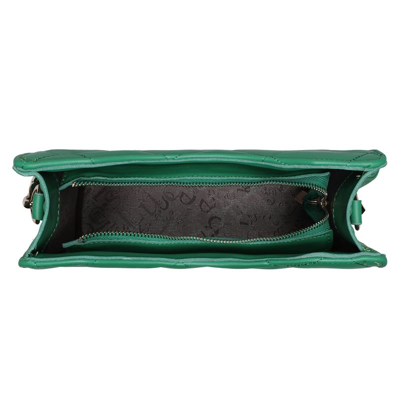Fashion, accesorii si bijuterii - Femei - Accesorii femei - Genti si rucsacuri femei - Geantă de umăr Lucky Bees, piele, 9 x 30 x 18 cm, verde, 671LKB1612 - Infinity.ro